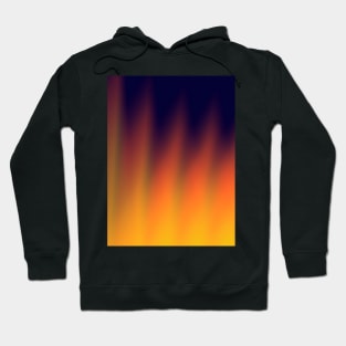 Blurred Flames At Night Hoodie